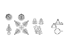 線(xiàn)切3D-圣誕樹(shù),線(xiàn)切割圖紙免費下載